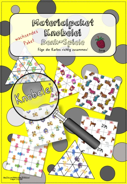 Wachsendes Knobelei Materialpaket (Denk-Spiel)