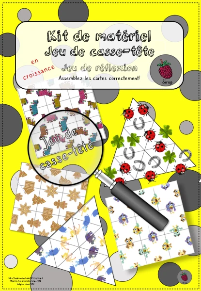 Kit de matériel Jeu de casse-tête
