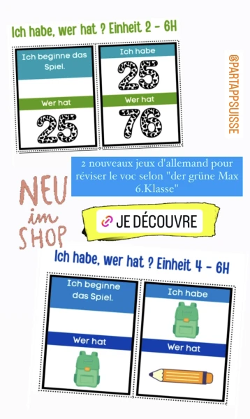 Jeux allemand - DgM 6H