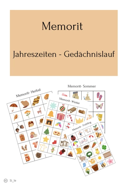 Memorit Gedächnislauf Jahreszeiten