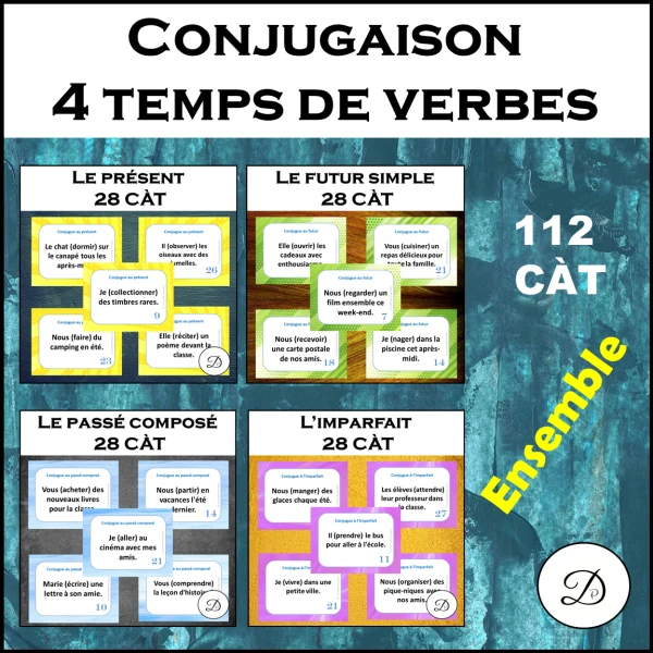 Conjugaison - 4 temps de verbes
