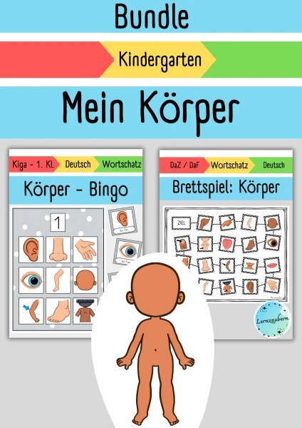 Materialpaket "Mein Körper" für den Kindergarten