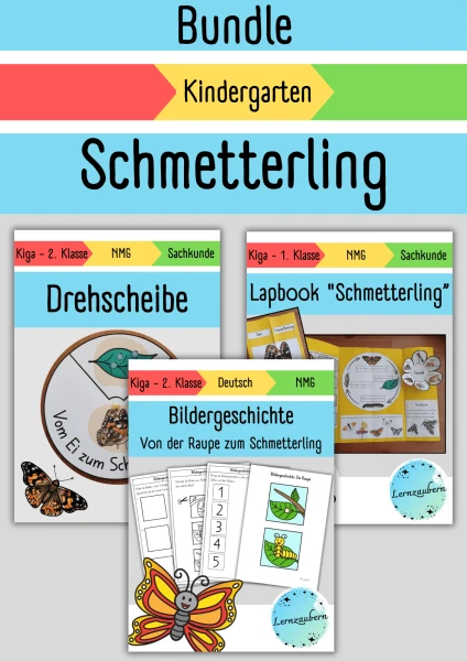 Materialpaket Schmetterling für den Kindergarten