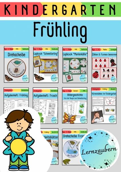 Materialpaket Frühling für den Kindergarten