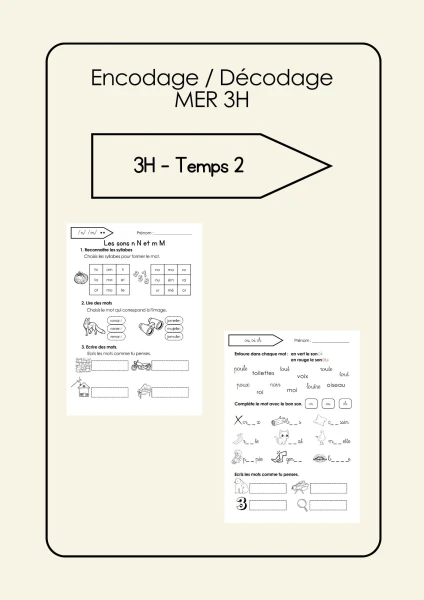 Fiches de sons - Temps 2
