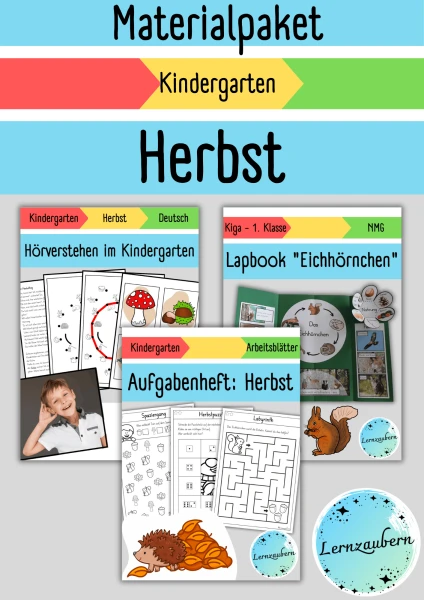 Materialpaket Herbst für den Kindergarten