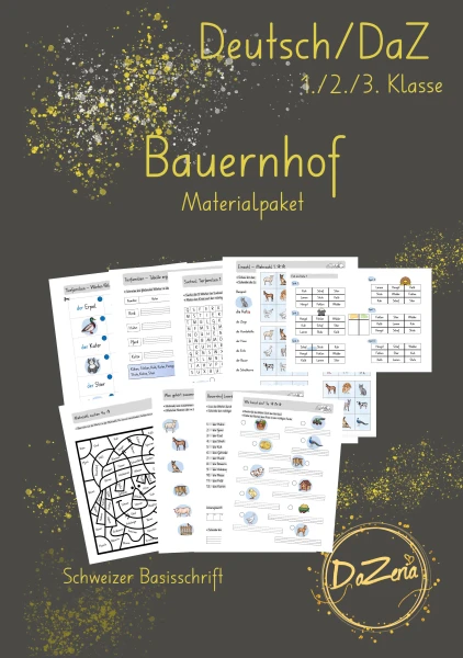 Bauernhof Materialpaket