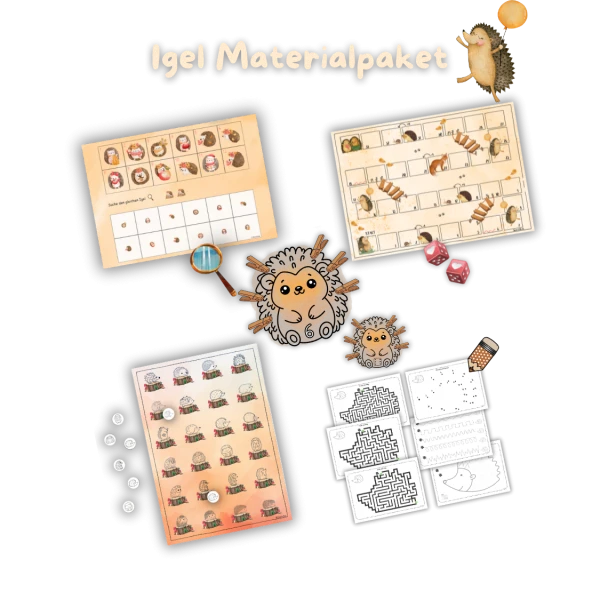 🦔 Kit pédagogique « Hérisson » – Automne – ZR 1-12