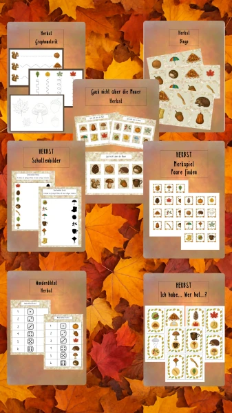 Herbstmaterial-Paket