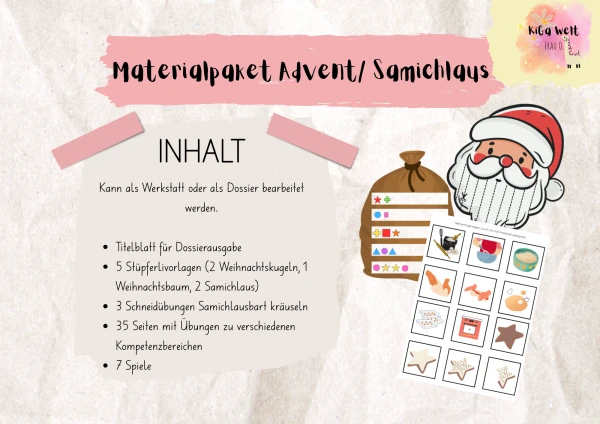Materialpaket Advent/ Samichlaus