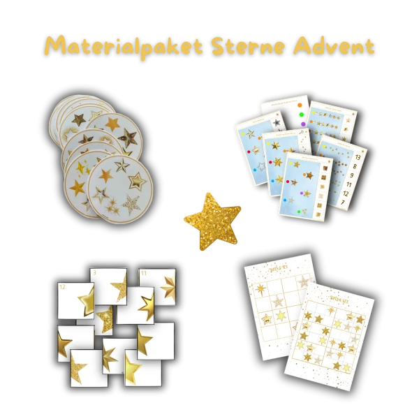 🌟 Étoiles paquet de matériel Avent