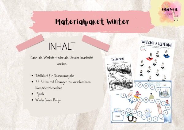 Materialpaket Winter