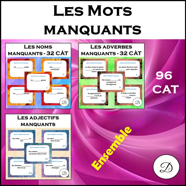 Les mots manquants - Ensemble