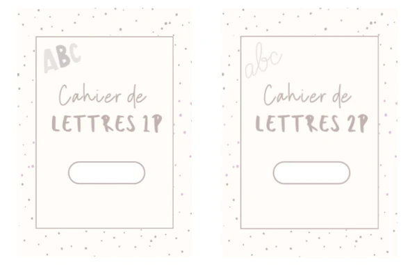 Cahiers de lettres 1P + 2P