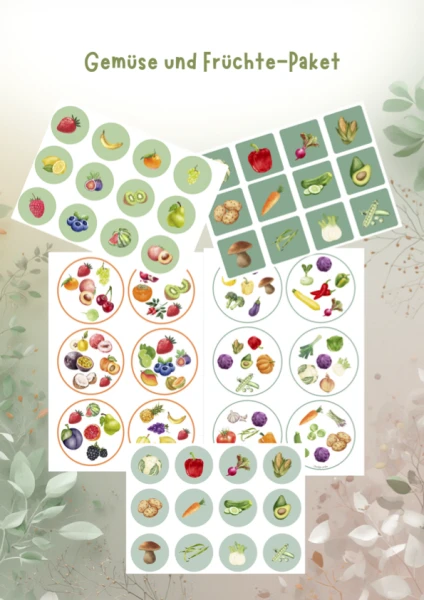 Gemüse und Früchte Paket