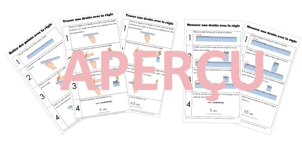 Apprendre à tracer et mesurer avec la règle