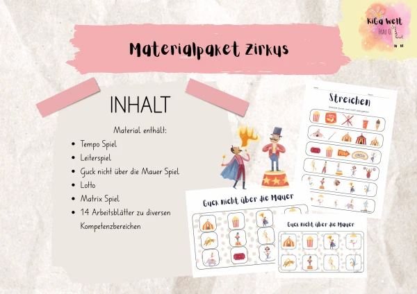 Materialpaket Zirkus