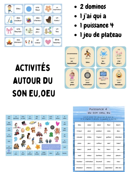 3H : Activités son eu, oeu