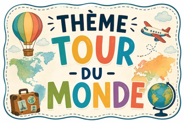 Affichage et gestion de glace - Thème tour du monde