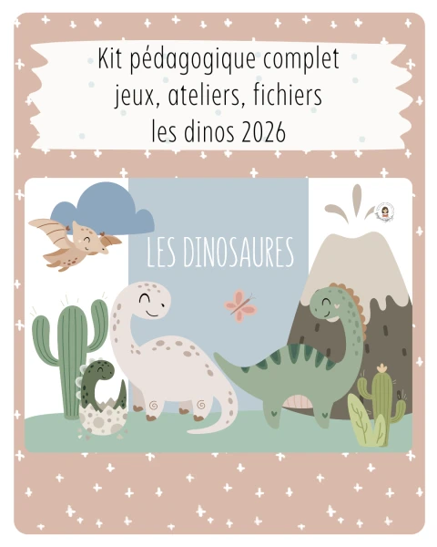 Kit pédagogique complet – Les Dinos 2026