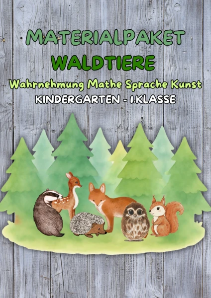 🌳 Kit de matériel « Animaux de la forêt »