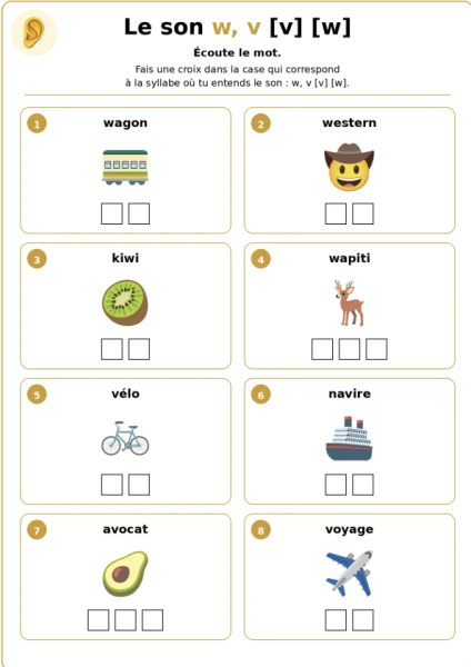 Pack "Dans quelle syllabe se trouve le son ?" (39 pages) - Tous les sons 3P