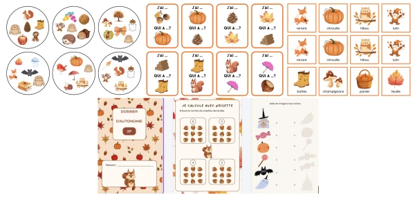 🍂 Pack d’automne – 4 ressources pédagogiques prêtes à l’emploi