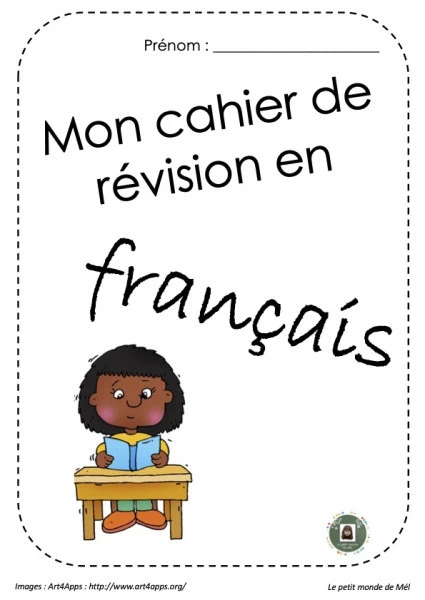 Cahier de révision français 4P (CE1)