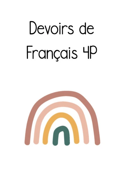 Devoirs de français 4P