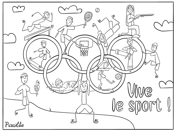 Coloriage les sports / Jeux olympiques