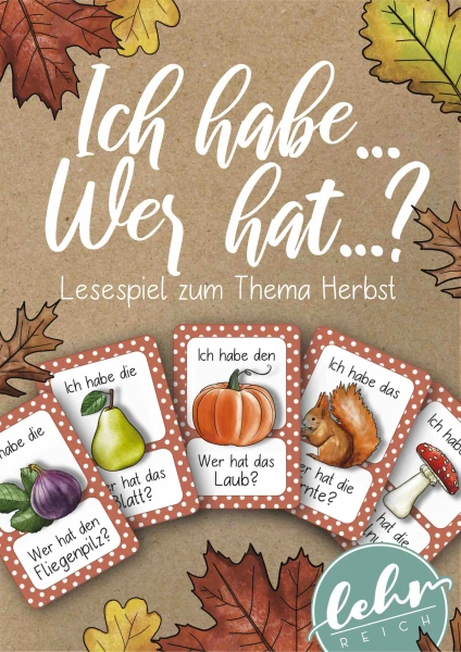 Ich habe... Wer hat...? Herbst