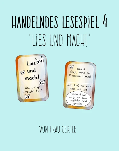 Lies und mach! Ein handelndes Lesespiel 4