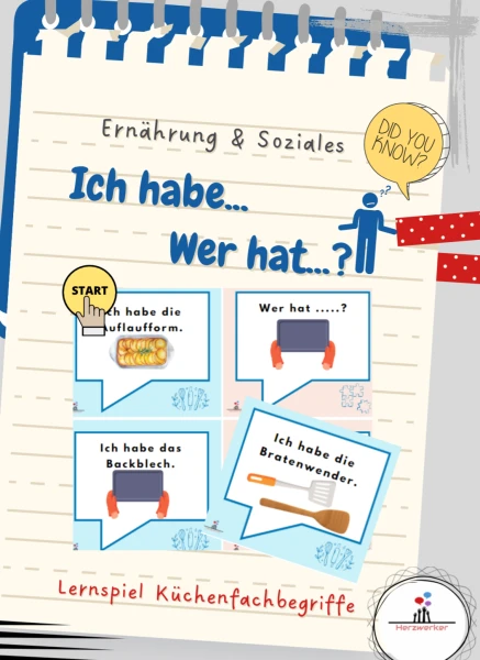 Küchenutensilien Spiel