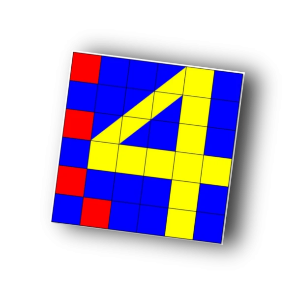 Mosaïque de cubes Chiffres / Quantités 1-10