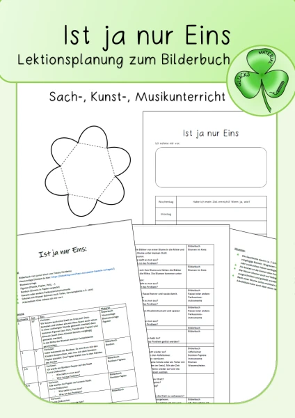 Ist ja nur eins; 2x45Minuten; Interaktives Erleben eines Bilderbuches