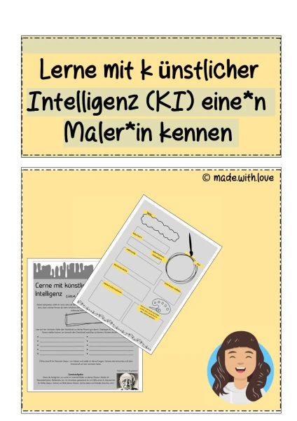 Lerne mit künstlicher Intelligenz einen Maler kennen