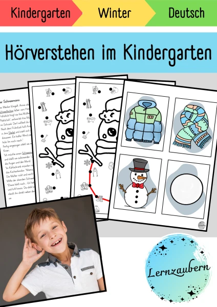 Hörverstehen "Winter" (Kindergarten)