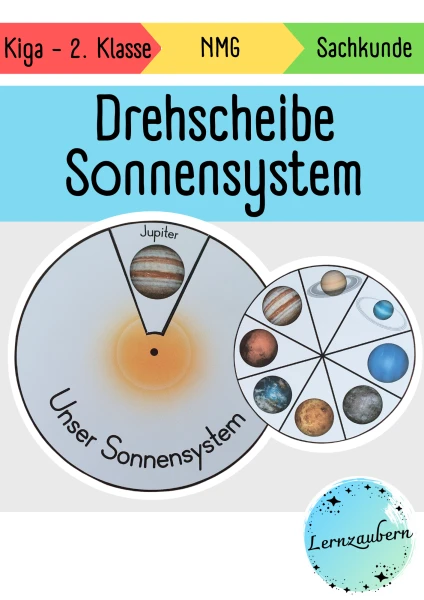 Drehscheibe Sonnensystem (Planeten)