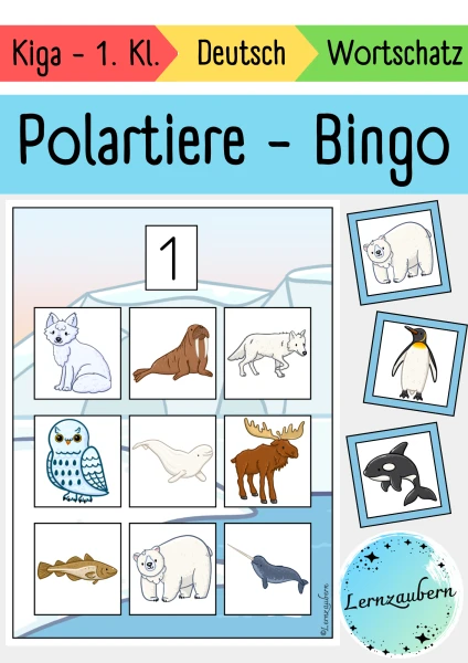 Bilderbingo: Polartiere