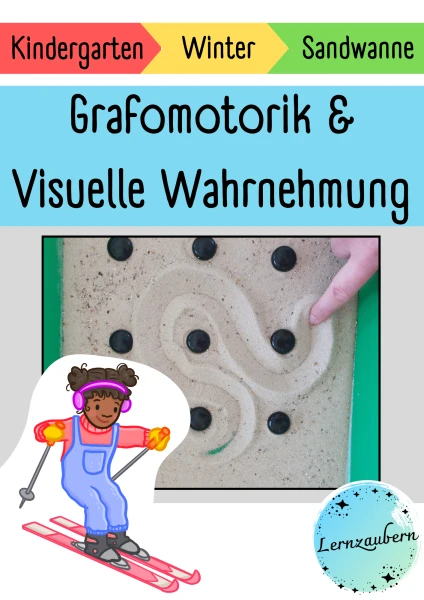 Grafomotorik und visuelle Wahrnehmung in der Sandwanne (Winter)