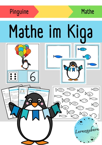 Mathe im Kindergarten: Pinguine