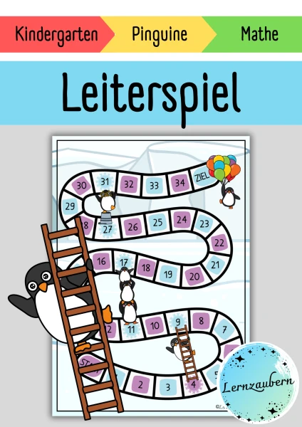 Leiterspiel "Pinguine"