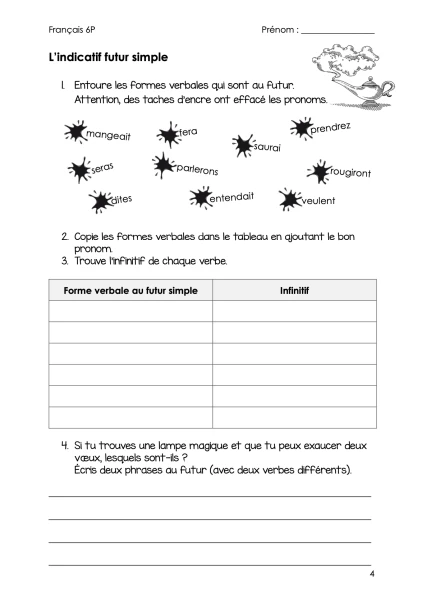 Révision module 3 - nouveau moyen de français 6P (MER)