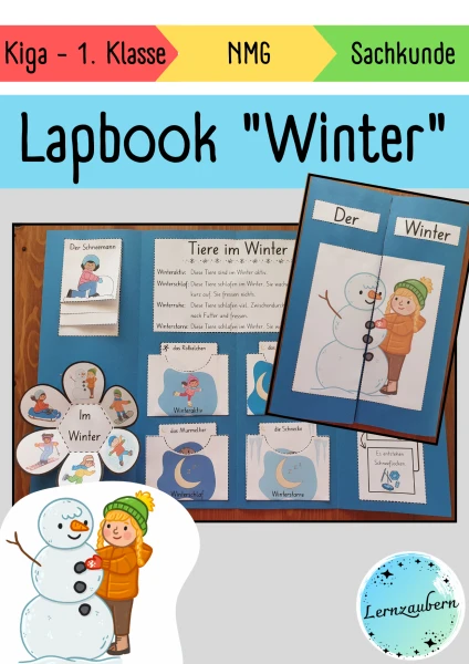 Lapbook für den Kindergarten: Winter