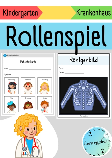 Freispiel im Kindergarten: Krankenhaus (Rollenspiel)