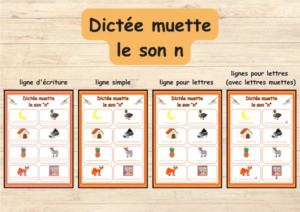 Dictée muette : le son n (temps 2)