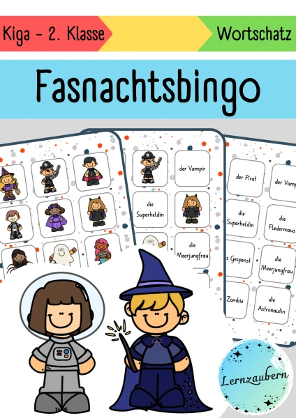 Fasnacht - Bingo (differenziert)