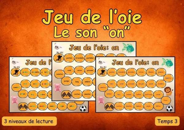 Jeu de l’oie le son on (temps 3)