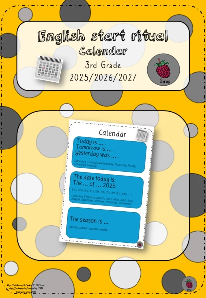 Calendar - What day, month and season is it?