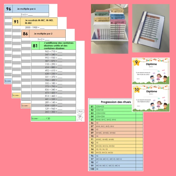 Rituels de calcul - 5-6P - Pack 5